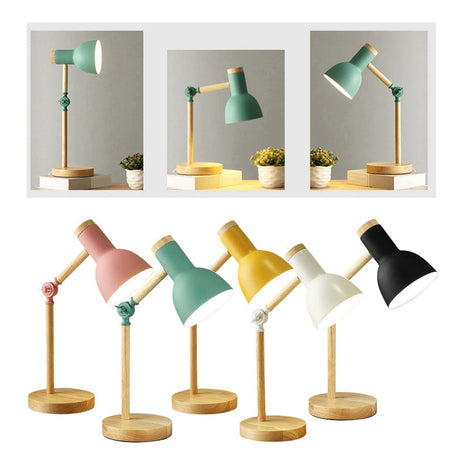 Nordic Houten Bureaulamp