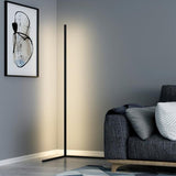 Moderne Driehoek Vloerlamp - 1-Lichts LED Staande Lamp met Acrylkap voor Slaapkamer
