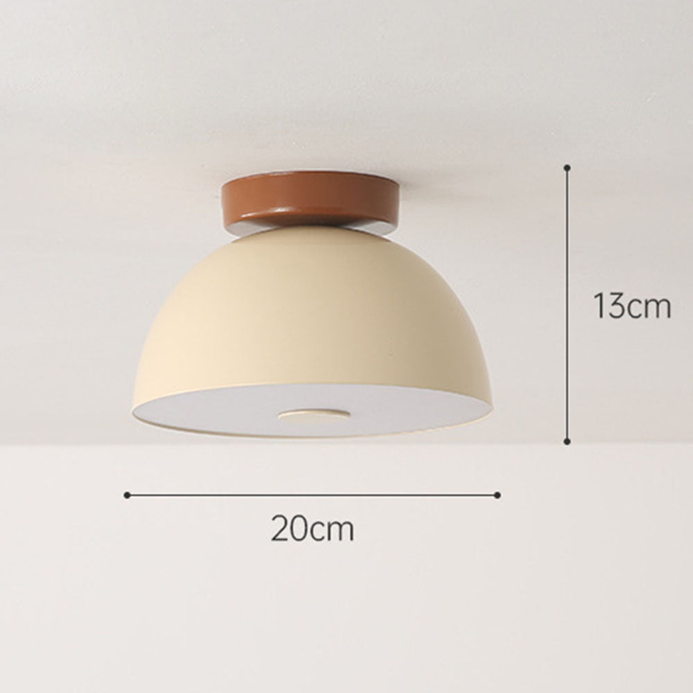 Franse Crème IJzeren LED Plafondlamp