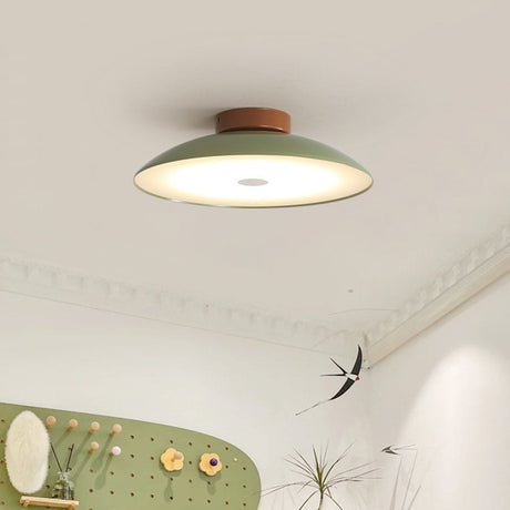 Franse Crème IJzeren LED Plafondlamp