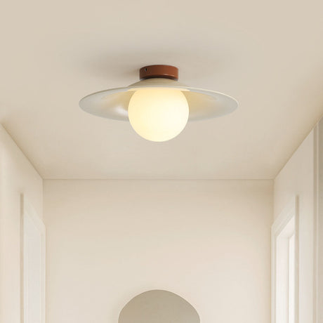 Franse Crème IJzeren LED Plafondlamp
