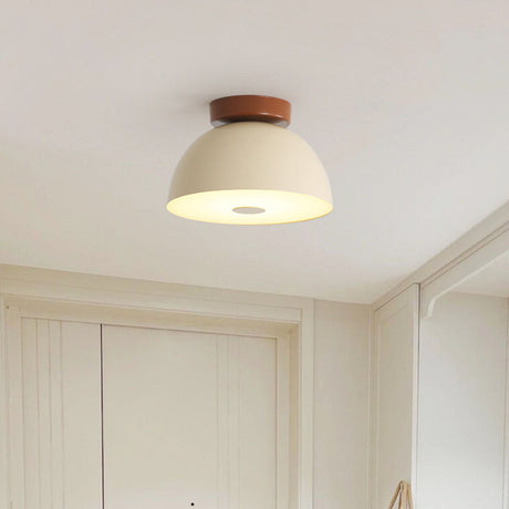 Franse Crème IJzeren LED Plafondlamp