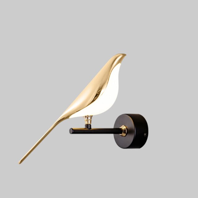 LumiBird - Scandinavische LED-Vogel Wandlamp | Elegantie en Natuur in Eén