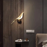 VogelLicht - Unieke Artistieke Wandlamp in Vogelvorm, LED Verlichting voor Moderne Interieurs