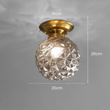 Moderne Glazen Bal Plafondlamp – Stijlvolle Helderheid voor Hal en Woonkamer