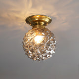 Moderne Glazen Bal Plafondlamp – Stijlvolle Helderheid voor Hal en Woonkamer