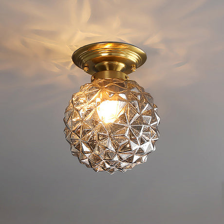 Moderne Glazen Bal Plafondlamp – Stijlvolle Helderheid voor Hal en Woonkamer