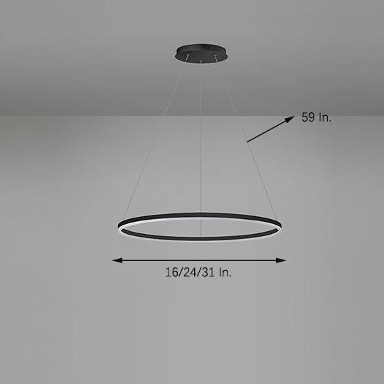 Ronde LED Moderne Kroonluchter Hanglamp Eilandlamp