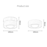 WoodAura - Moderne Walnoot Plafondlamp met LED Spot | Stijlvolle Verlichting voor Woonkamer en Slaapkamer