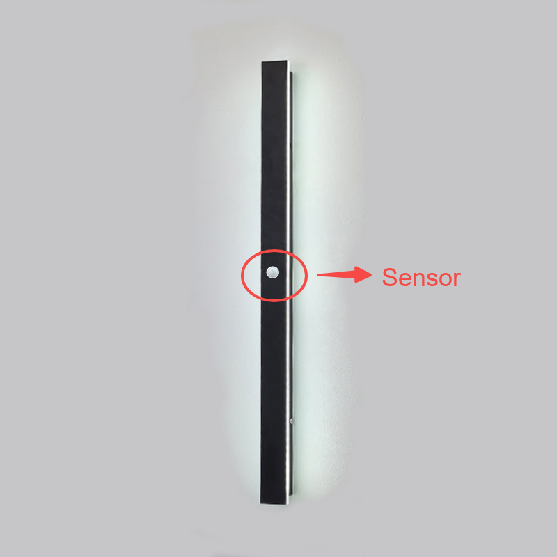 Zenith - Strakke LED Wandlampen Zwart Metaal voor Binnen en Buiten, Modern Design voor Tuin en Hal