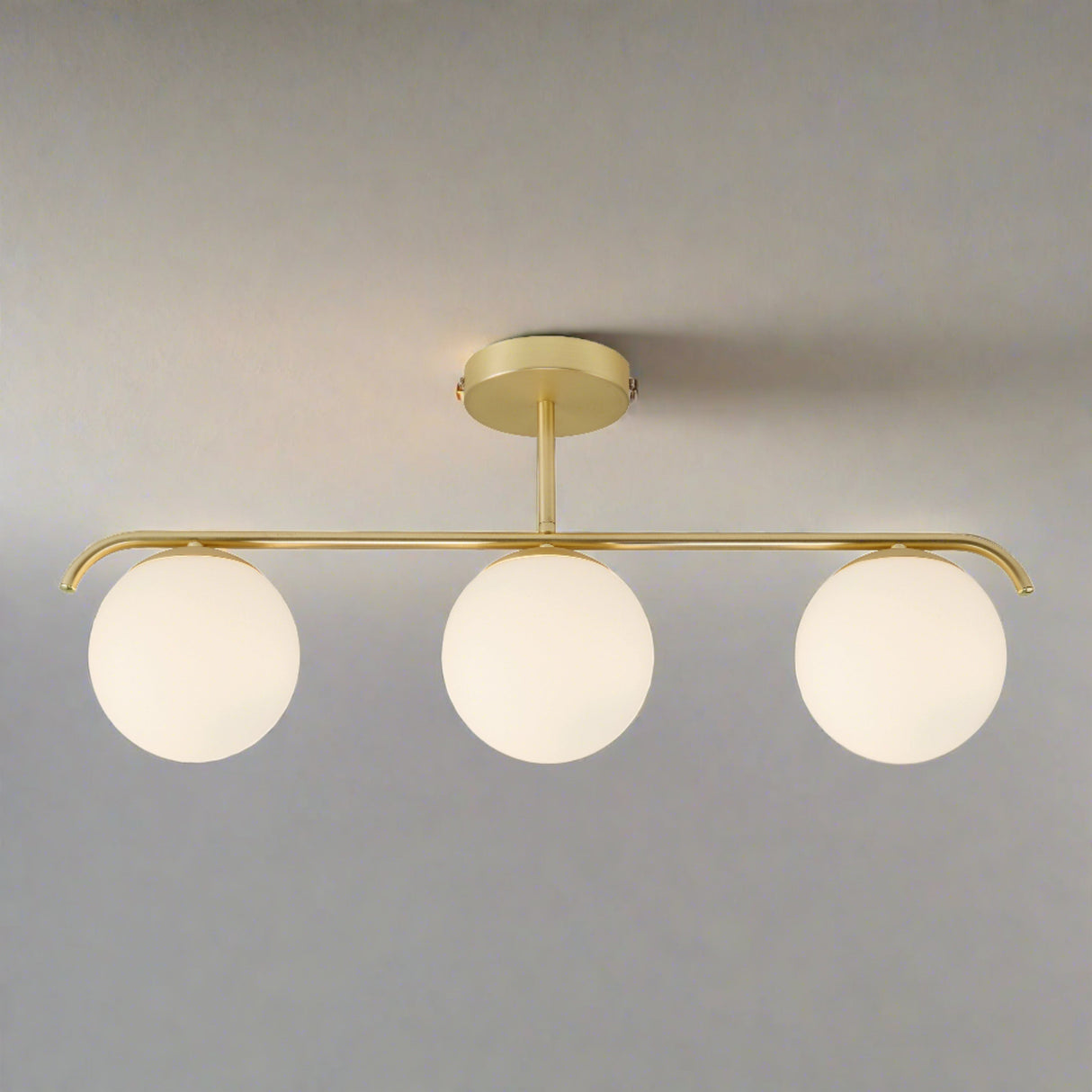 Stijlvolle Grant 3-Lichts Plafondlamp