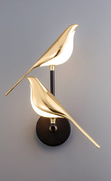 VogelLicht - Unieke Artistieke Wandlamp in Vogelvorm, LED Verlichting voor Moderne Interieurs