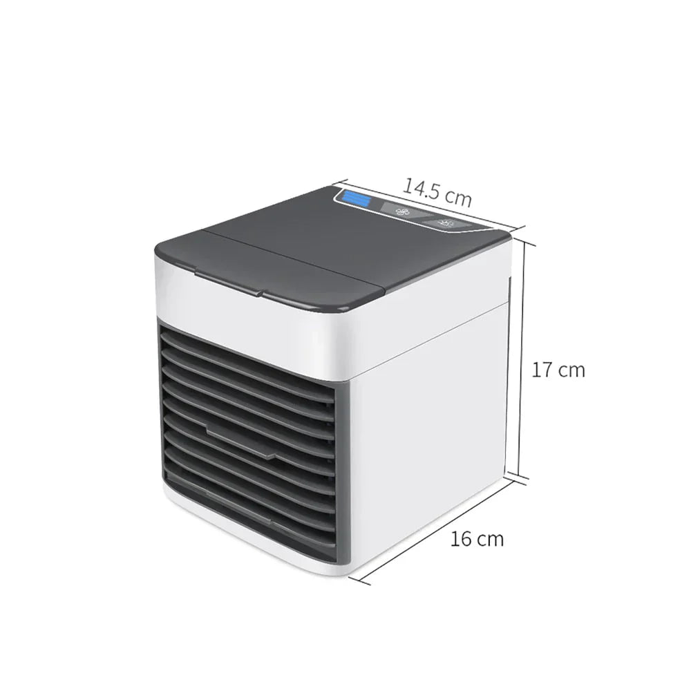 Draagbare Mini-Airconditioner 3-in-1 | Koelen, Bevochtigen & Luchtzuiveren | Ideaal Voor Thuis en Kantoor