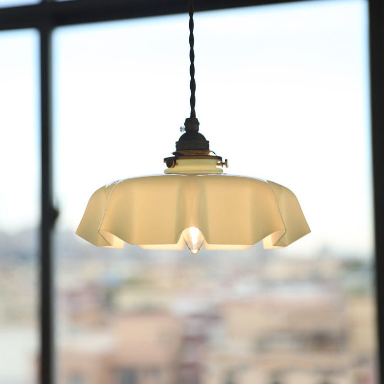 Glazen Bloem Plafond- en Hanglampen