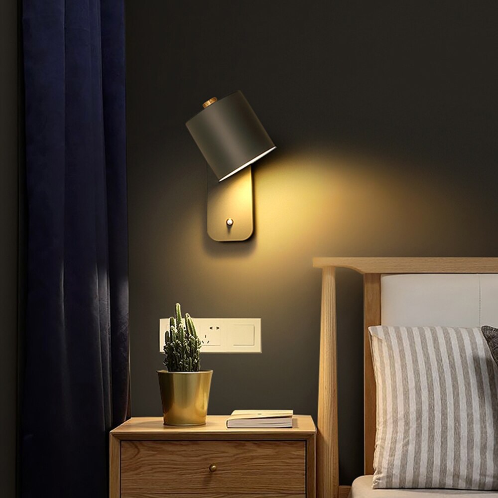Moderne LED Wandlamp met Schakelaar – Energiezuinig, Stijlvol Design voor Binnenhuisdecoratie