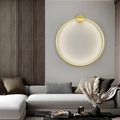 Luminous Circle LED Wandlamp - Moderne Minimalistische Ronde Wandverlichting, Energiezuinige Sfeerverlichting