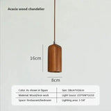 Scandinavische Houten Hanglamp – Minimalistisch Design voor Woonkamer en Slaapkamer | Natuurlijke Houtlook