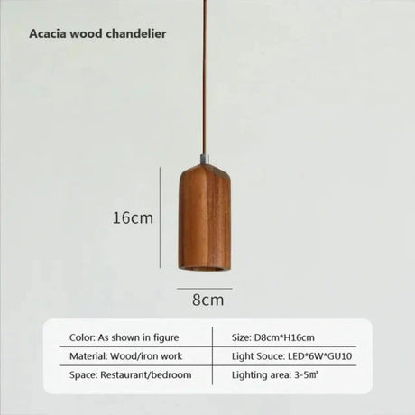 Scandinavische Houten Hanglamp – Minimalistisch Design voor Woonkamer en Slaapkamer | Natuurlijke Houtlook