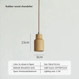 Scandinavische Houten Hanglamp – Minimalistisch Design voor Woonkamer en Slaapkamer | Natuurlijke Houtlook