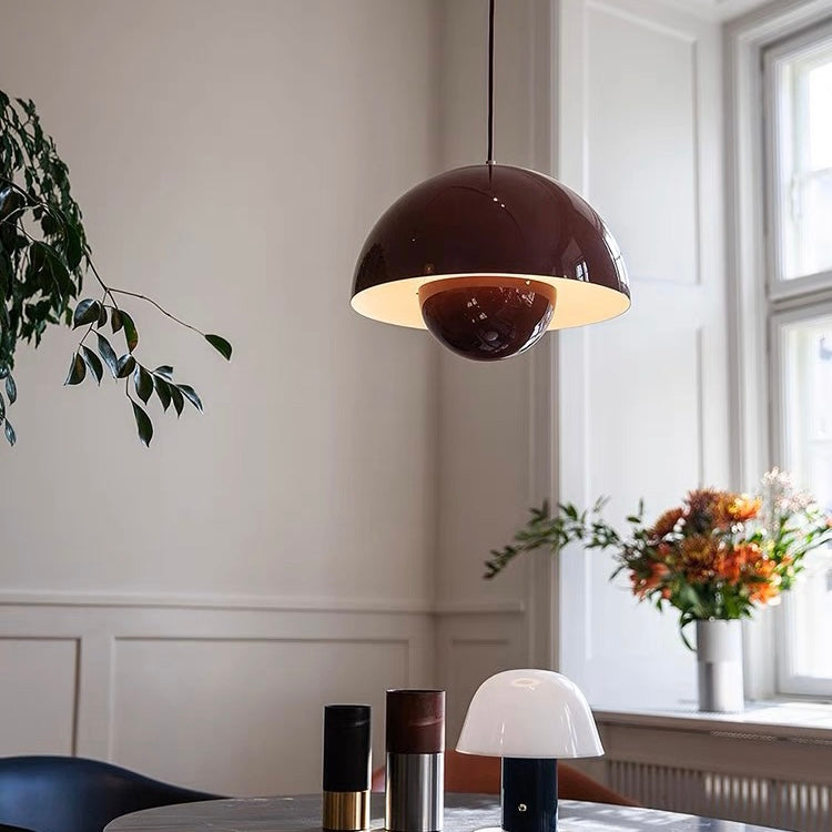 Vintage Hanglamp Meerdere Kleuren Paddenstoelvormige Hanglampen