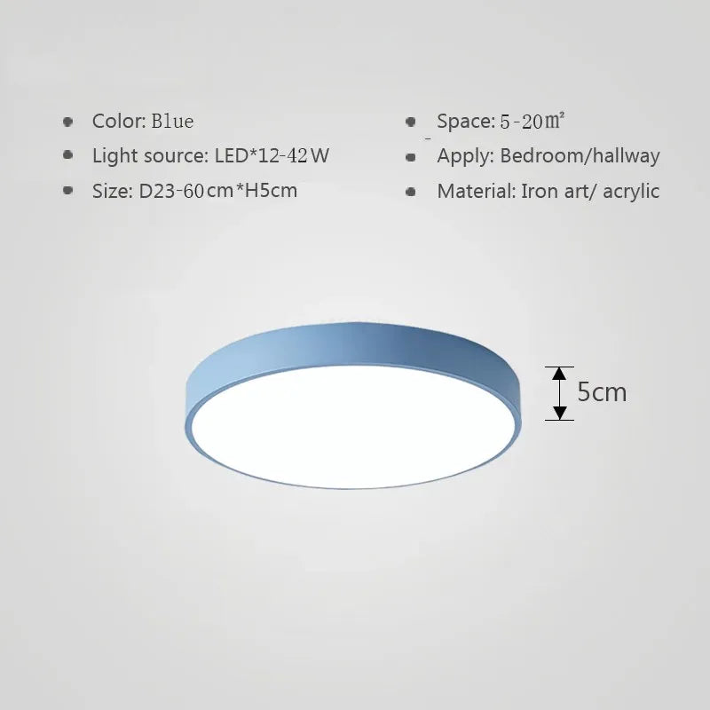 Multicolor LED Plafondlamp – Moderne Kleurrijke Verlichting voor Woonkamer en Slaapkamer