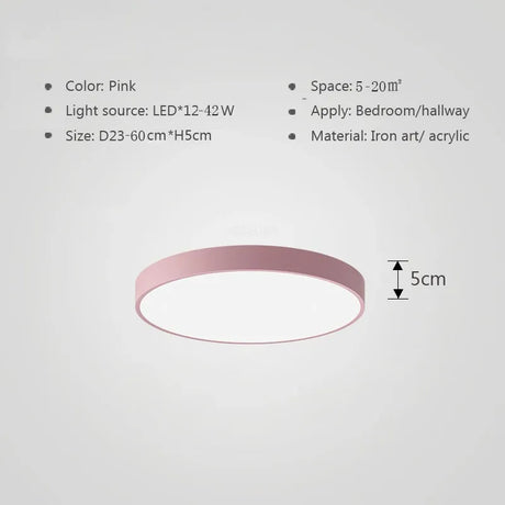 Multicolor LED Plafondlamp – Moderne Kleurrijke Verlichting voor Woonkamer en Slaapkamer