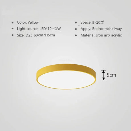 Multicolor LED Plafondlamp – Moderne Kleurrijke Verlichting voor Woonkamer en Slaapkamer