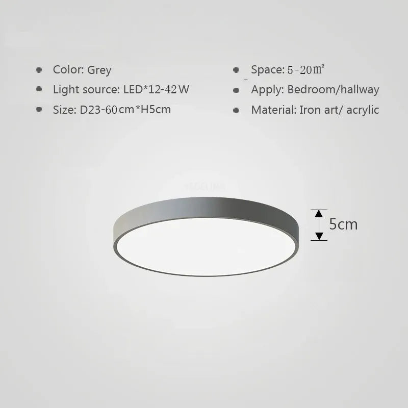 Multicolor LED Plafondlamp – Moderne Kleurrijke Verlichting voor Woonkamer en Slaapkamer