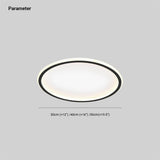 LunaNova - Moderne LED Plafondlamp Metaal/Acryl voor Woon- en Slaapkamer, Zwart/Wit Design