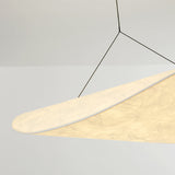 LunaLux - Moderne LED Hanglamp in Wit Metaal en Kunstzijde voor Slaapkamer en Woonkamer