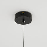 LunaLux - Moderne LED Hanglamp in Wit Metaal en Kunstzijde voor Slaapkamer en Woonkamer