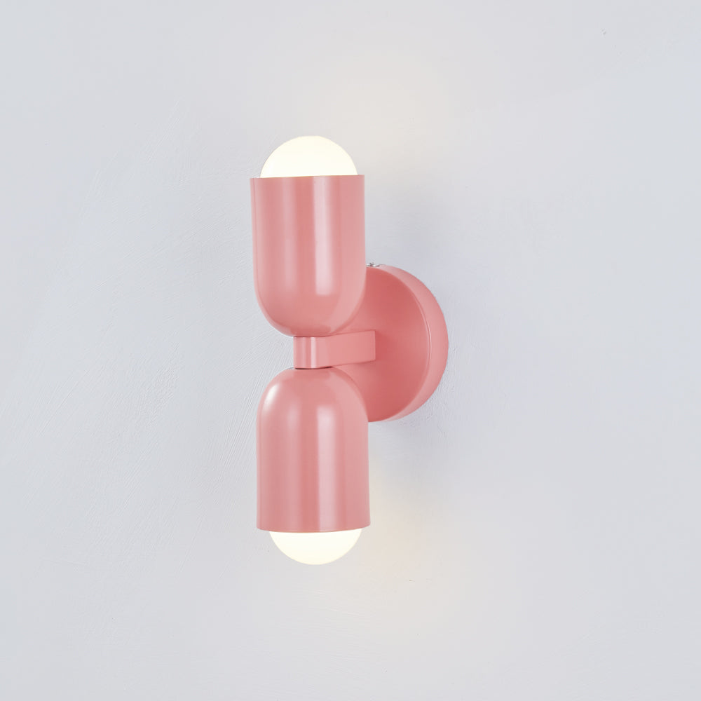 Moderne LED Wandlamp 2-Flammig Zwart – Minimalistisch Design voor Slaapkamer en Gang