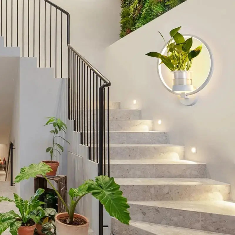 LuminaireSconce Planten Wandlamp | Unieke Verlichting met Groene Accenten