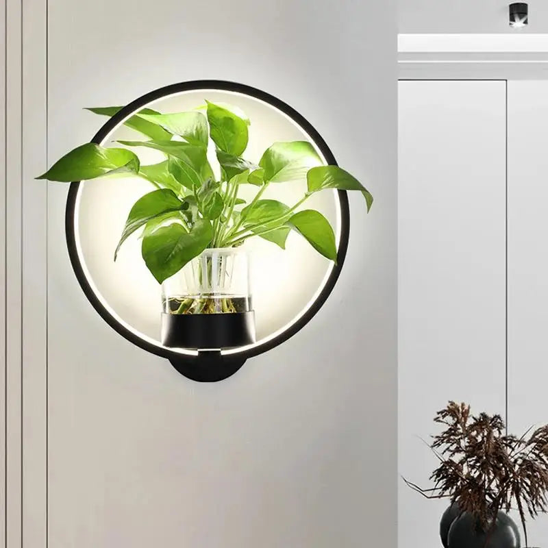 LuminaireSconce Planten Wandlamp | Unieke Verlichting met Groene Accenten