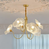 Moderne Lotusblad Glas Woonkamer Kroonluchter
