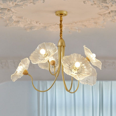 Moderne Lotusblad Glas Woonkamer Kroonluchter