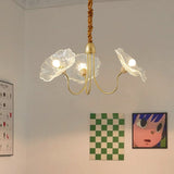 Moderne Lotusblad Glas Woonkamer Kroonluchter