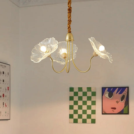 Moderne Lotusblad Glas Woonkamer Kroonluchter