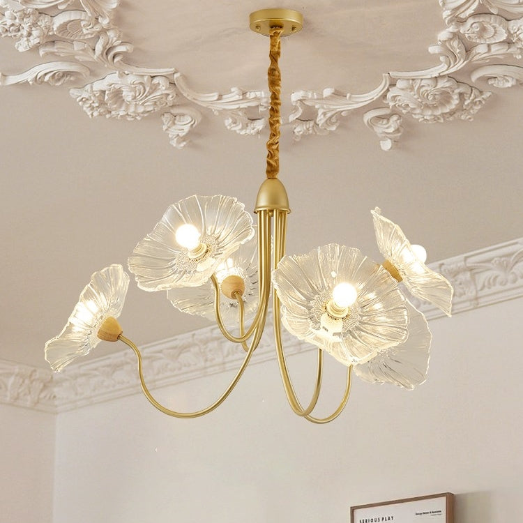 Moderne Lotusblad Glas Woonkamer Kroonluchter