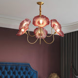 Moderne Lotusblad Glas Woonkamer Kroonluchter