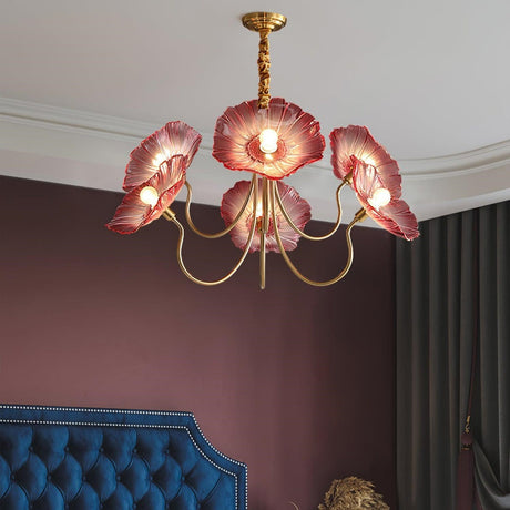 Moderne Lotusblad Glas Woonkamer Kroonluchter