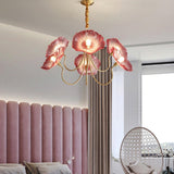 Moderne Lotusblad Glas Woonkamer Kroonluchter