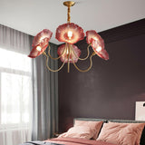 Moderne Lotusblad Glas Woonkamer Kroonluchter