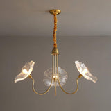 Moderne Lotusblad Glas Woonkamer Kroonluchter