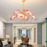 Moderne Lotusblad Glas Woonkamer Kroonluchter