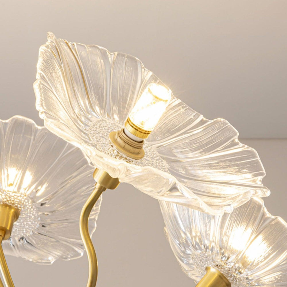 Moderne Lotusblad Glas Woonkamer Kroonluchter