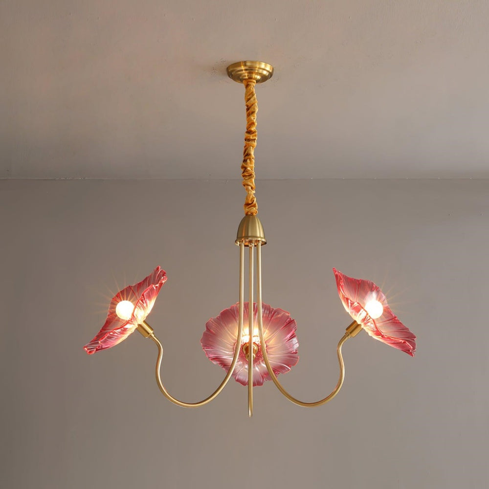 Moderne Lotusblad Glas Woonkamer Kroonluchter