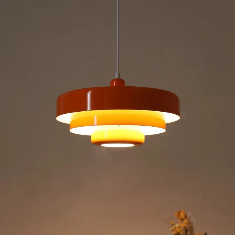 Middeleeuwse Scandinavische Hanglamp - Retro Bauhaus Design | Warm LED Verlichting