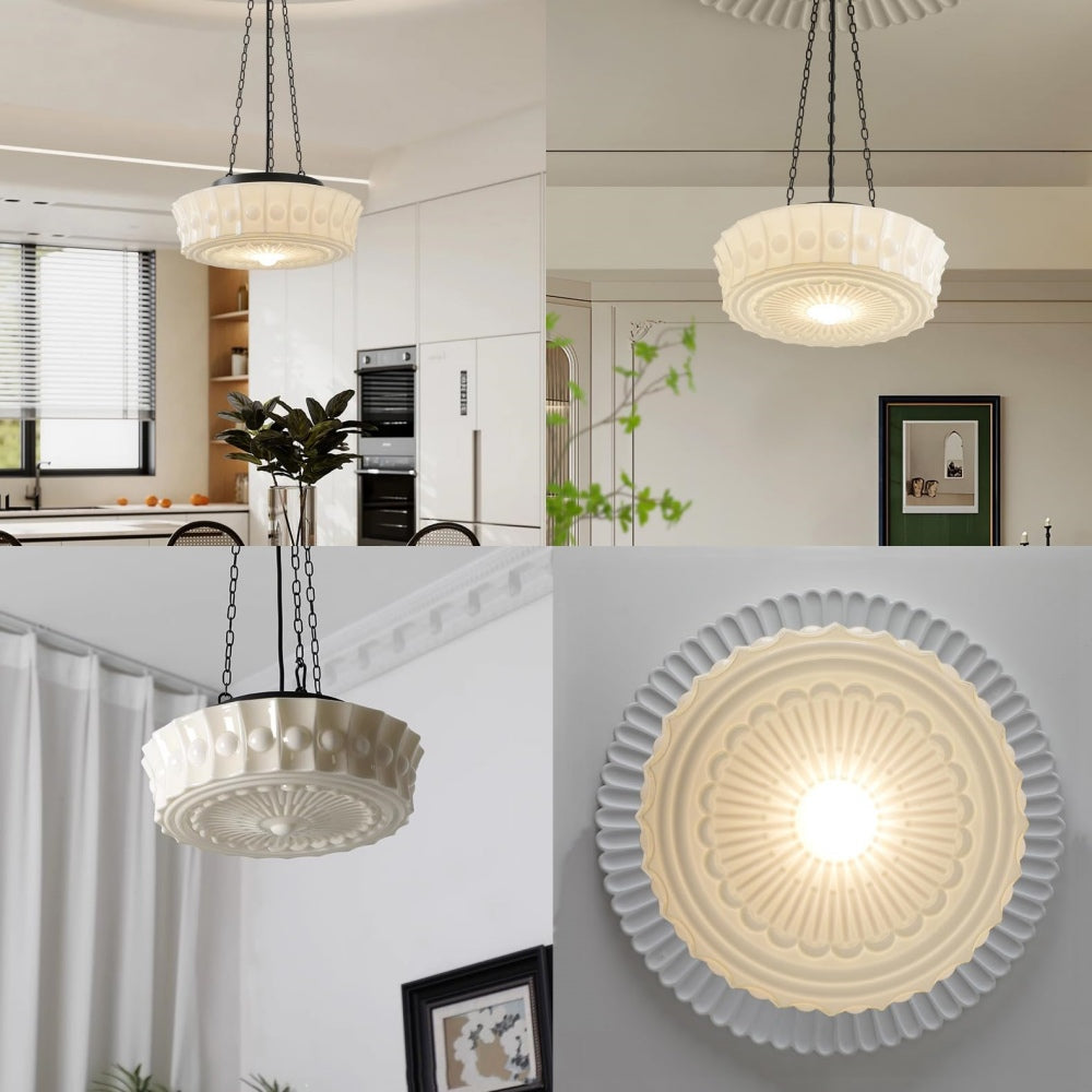 Kunst Vintage Koepel Plafondlamp