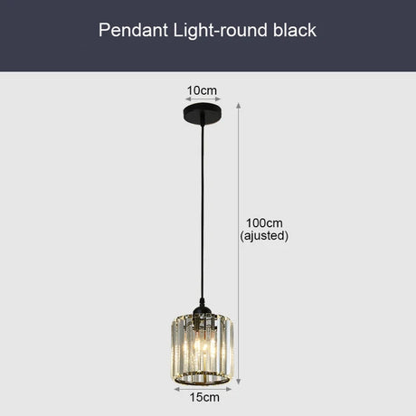 GlinsterLicht - Luxe K9 Kristallen Hanglamp met LED Verlichting voor Woonkamer of Eetkamer